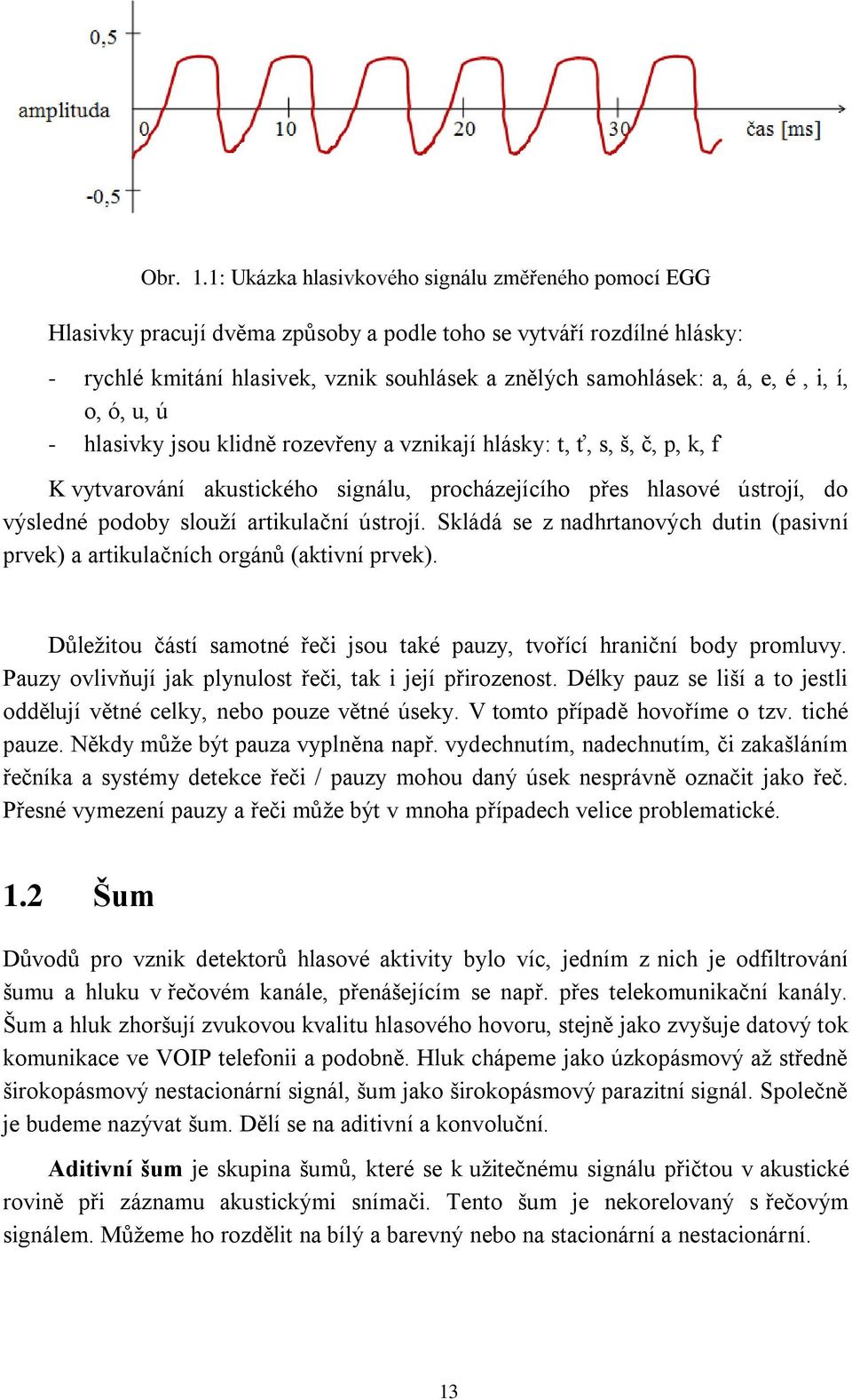 é, i, í, o, ó, u, ú - hlasivky jsou klidně rozevřeny a vznikají hlásky: t, ť, s, š, č, p, k, f K vytvarování akustického signálu, procházejícího přes hlasové ústrojí, do výsledné podoby slouží