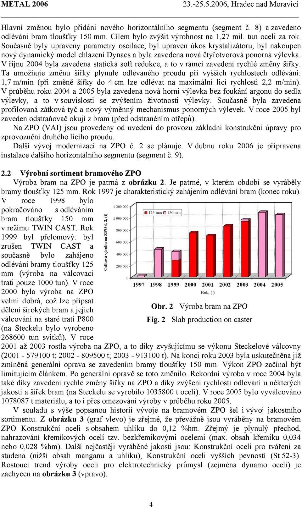 V říjnu 2004 byla zavedena statická soft redukce, a to v rámci zavedení rychlé změny šířky.