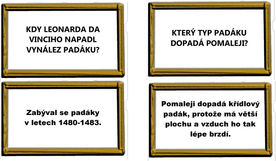 Zabýval se padáky v letech 1480-1483.