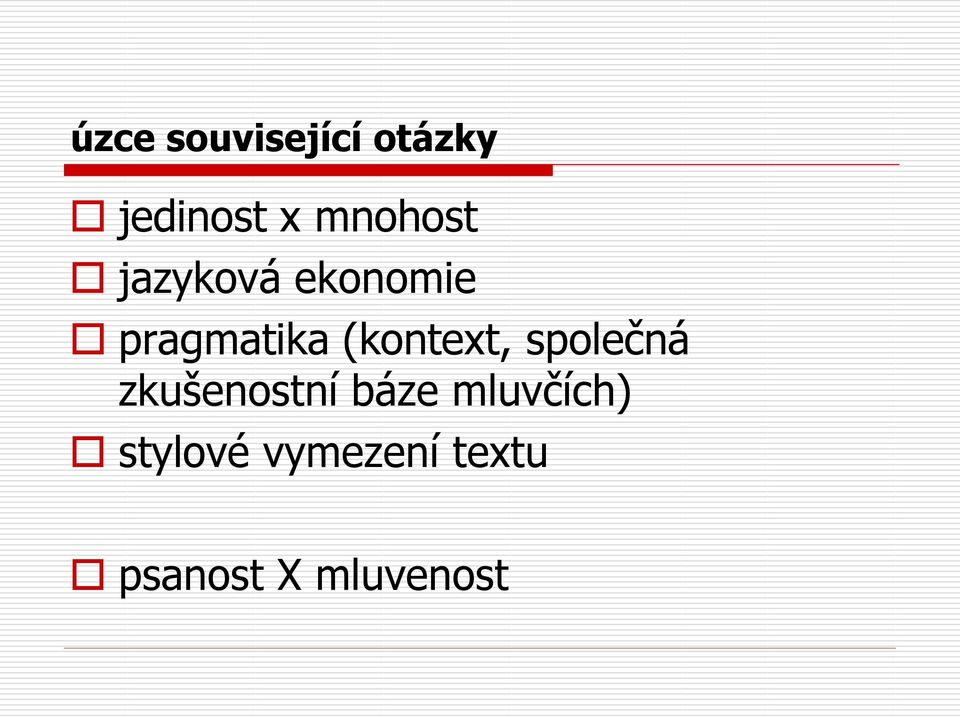 (kontext, společná zkušenostní báze