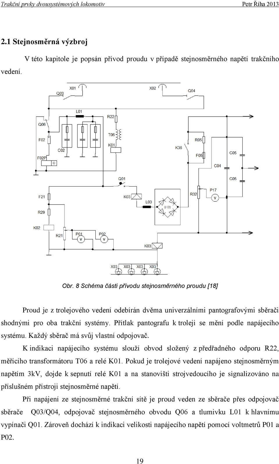 Přítlak pantografu k troleji se mění podle napájecího systému. Každý sběrač má svůj vlastní odpojovač.