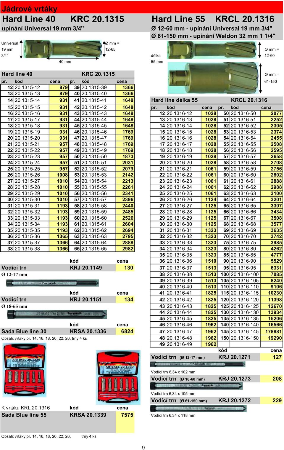 1315-14 931 41 20.1315-41 1648 Hard line délka 55 KRCL 20.1316 15 20.1315-15 931 42 20.1315-42 1648 pr. kód cena pr. kód cena 16 20.1315-16 931 43 20.1315-43 1648 12 20.1316-12 1028 50 20.
