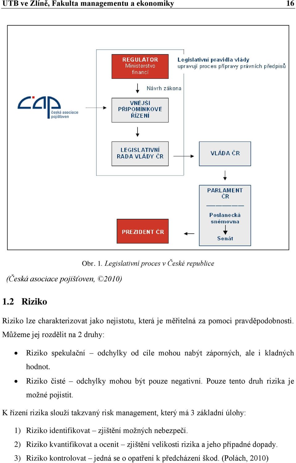 Můžeme jej rozdělit na 2 druhy: Riziko spekulační odchylky od cíle mohou nabýt záporných, ale i kladných hodnot. Riziko čisté odchylky mohou být pouze negativní.