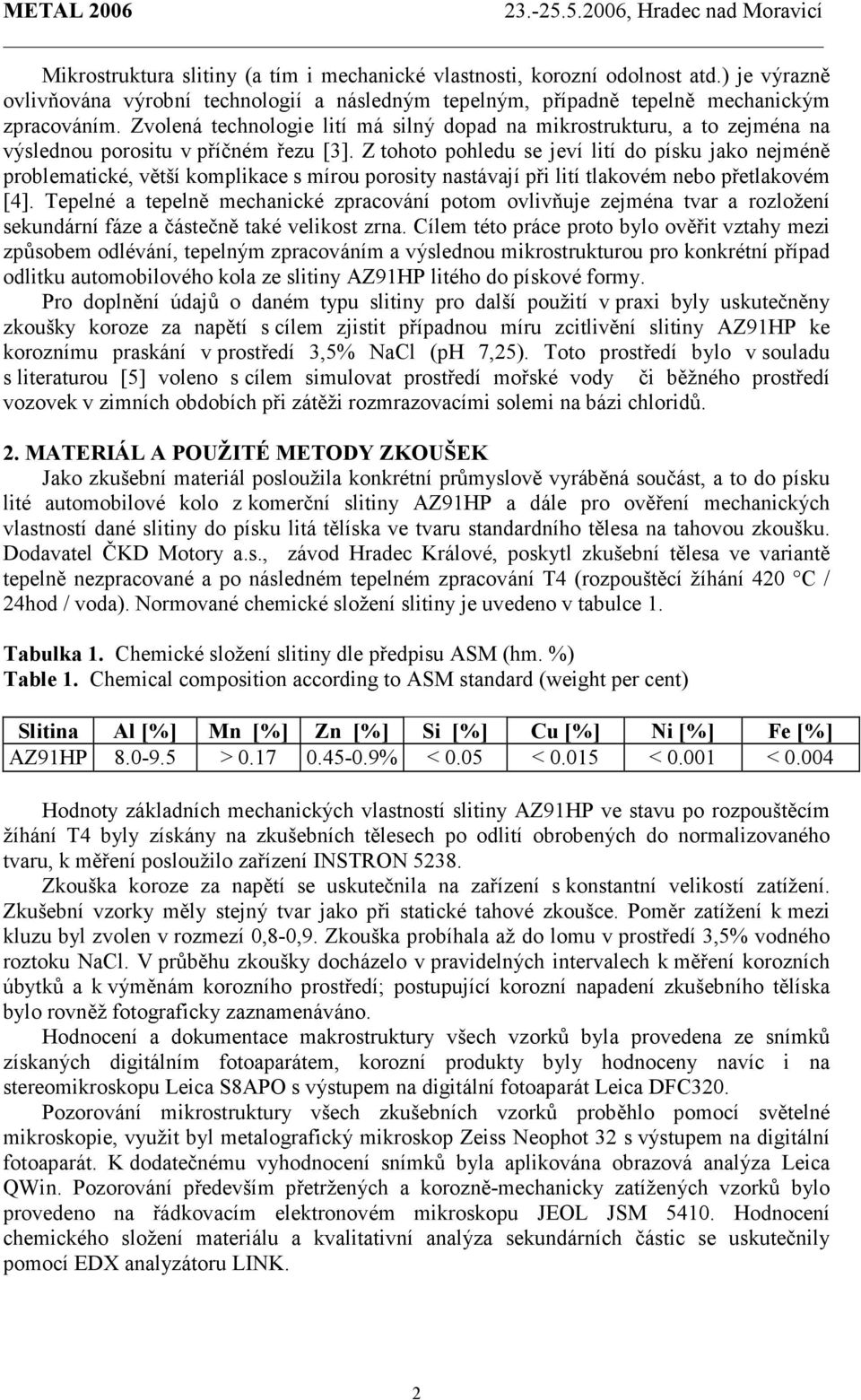 Z tohoto pohledu se jeví lití do písku jako nejméně problematické, větší komplikace s mírou porosity nastávají při lití tlakovém nebo přetlakovém [4].