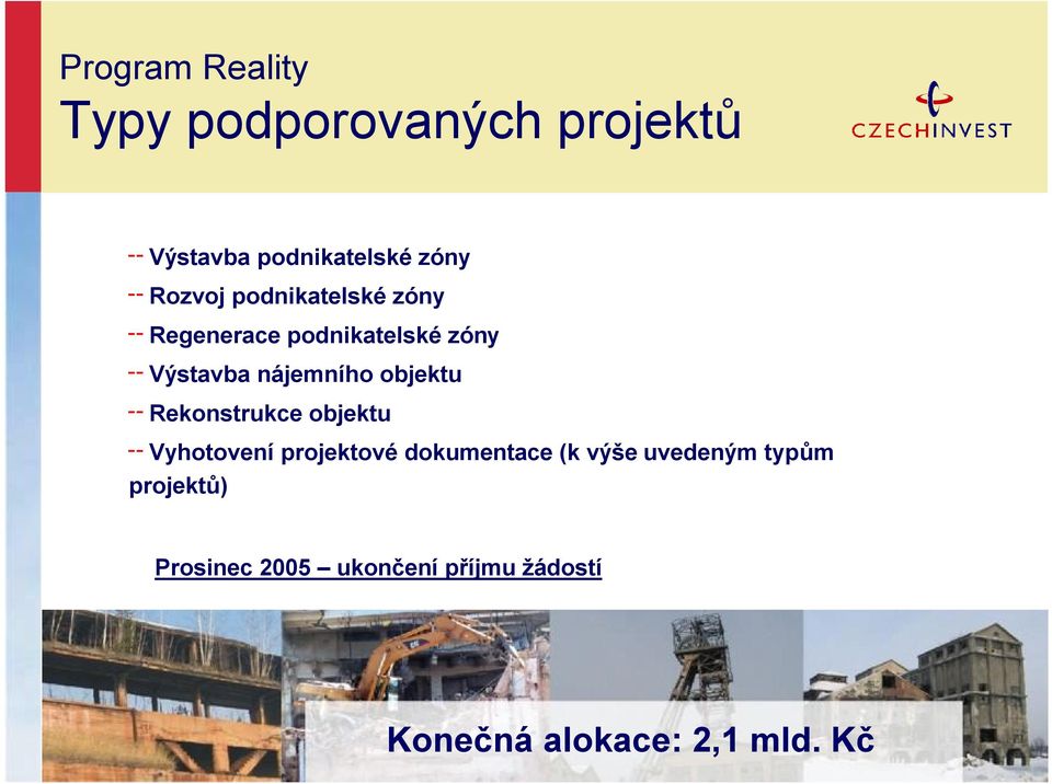 objektu Rekonstrukce objektu Vyhotovení projektové dokumentace (k