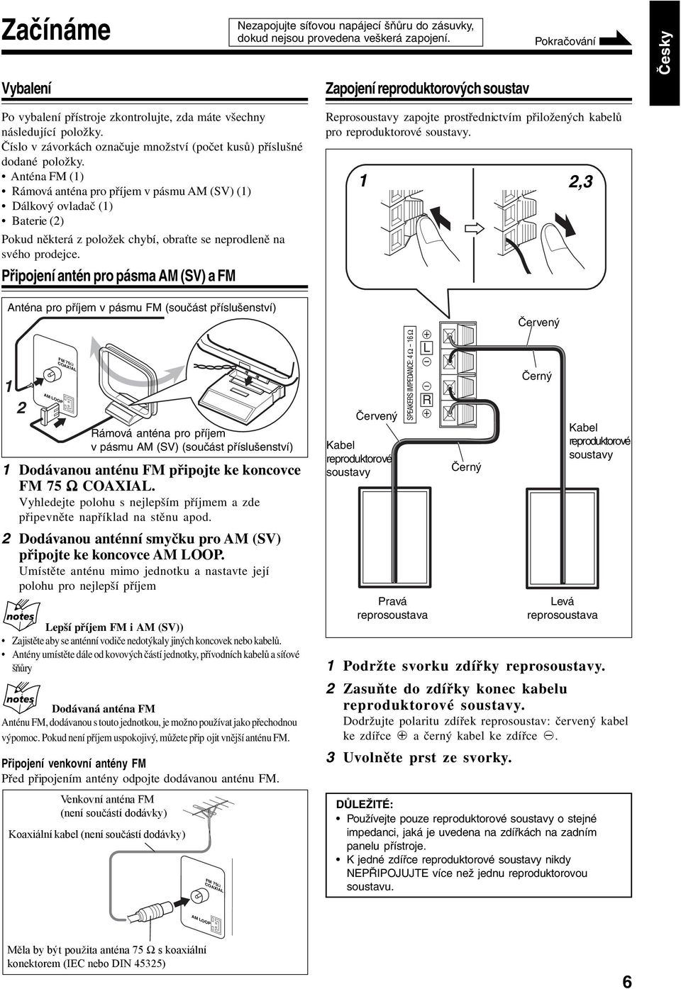 Číslo v závorkách označuje množství (počet kusů) příslušné dodané položky.