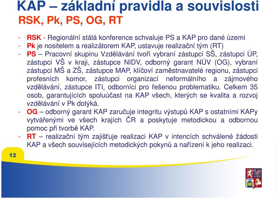 regionu, zástupci profesních komor, zástupci organizací neformálního a zájmového vzdělávání, zástupce ITI, odborníci pro řešenou problematiku.