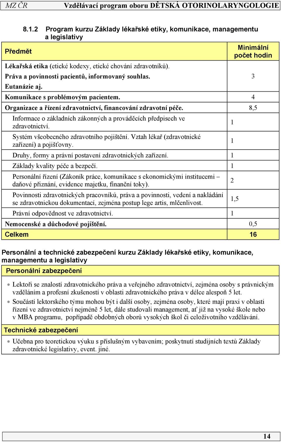 8,5 Informace o základních zákonných a prováděcích předpisech ve zdravotnictví. Systém všeobecného zdravotního pojištění. Vztah lékař (zdravotnické zařízení) a pojišťovny.