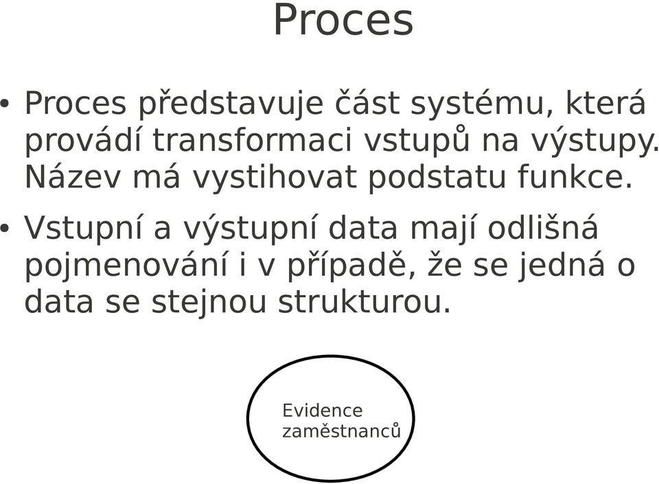 Název má vystihovat podstatu funkce.