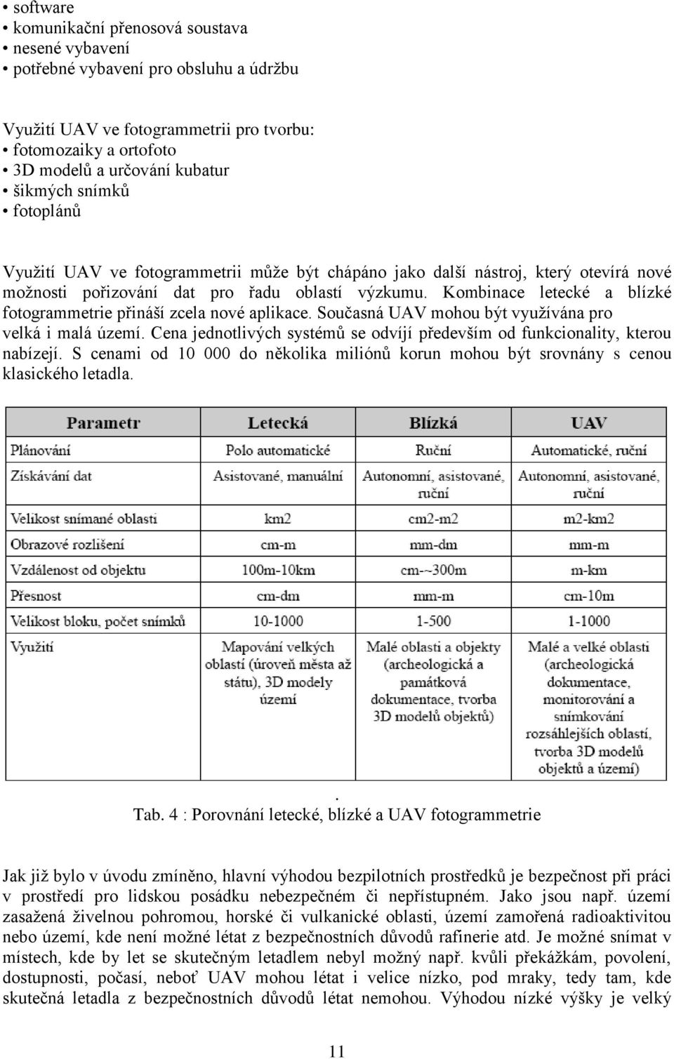 Kombinace letecké a blízké fotogrammetrie přináší zcela nové aplikace. Současná UAV mohou být využívána pro velká i malá území.