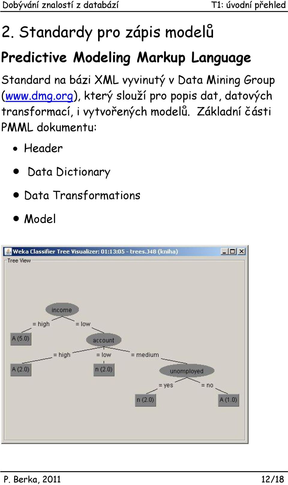 org), který slouží pro popis dat, datových transformací, i vytvořených
