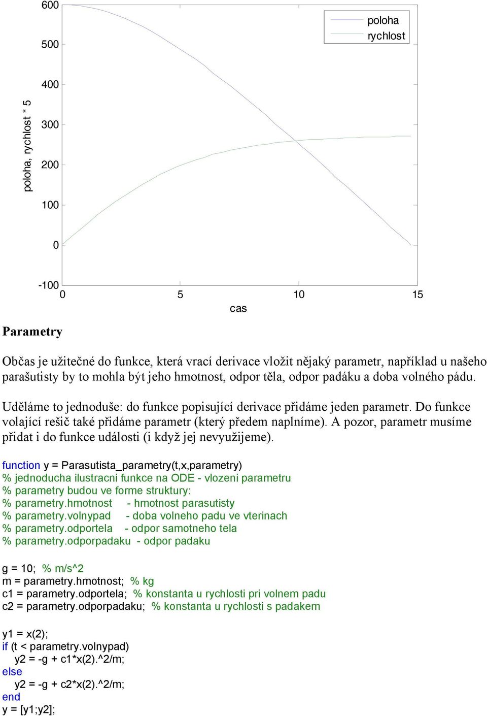 Do funkce volající rešič také přidáme parametr (který předem naplníme). A pozor, parametr musíme přidat i do funkce události (i když jej nevyužijeme).