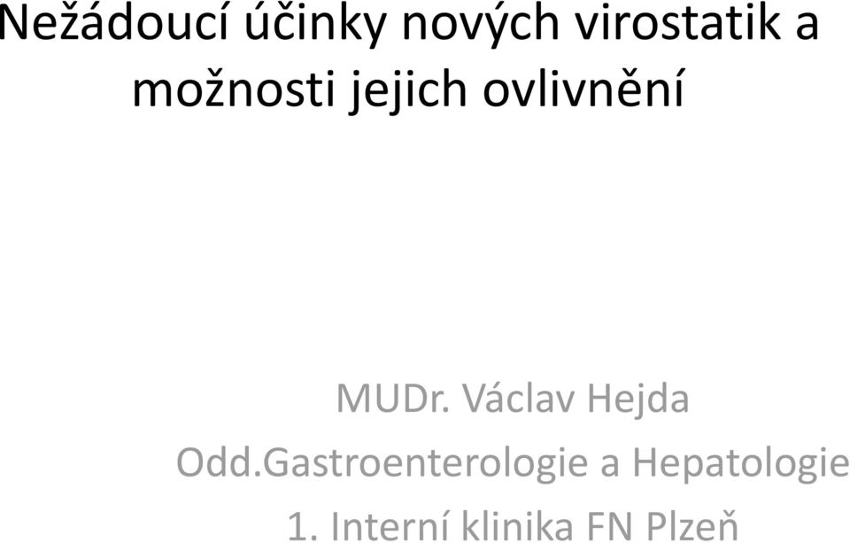 Václav Hejda Odd.