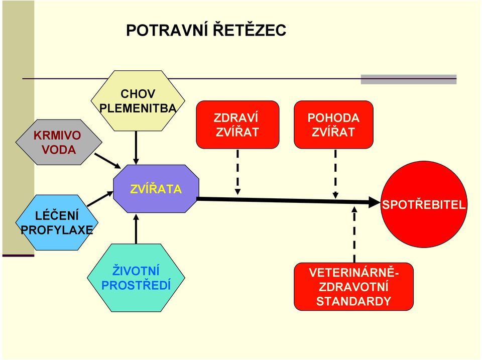 LÉČENÍ PROFYLAXE ZVÍŘATA SPOTŘEBITEL