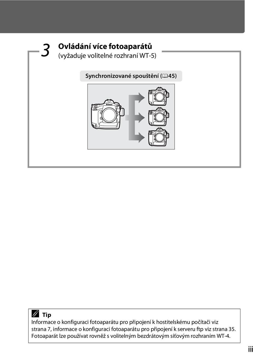 počítači viz strana 7, informace o konfiguraci fotoaparátu pro připojení k serveru ftp