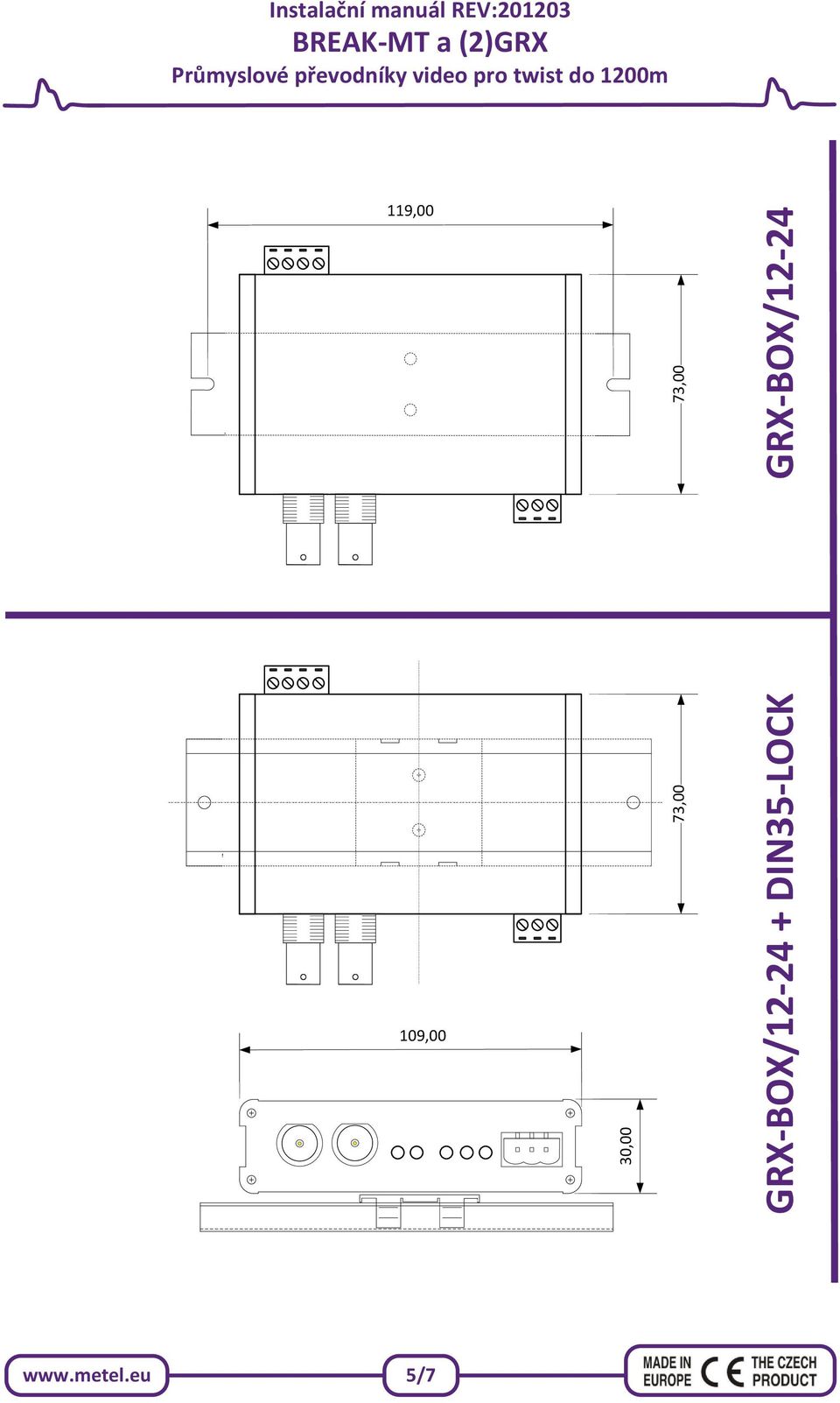 -BOX/12-24 + DIN35-LOCK