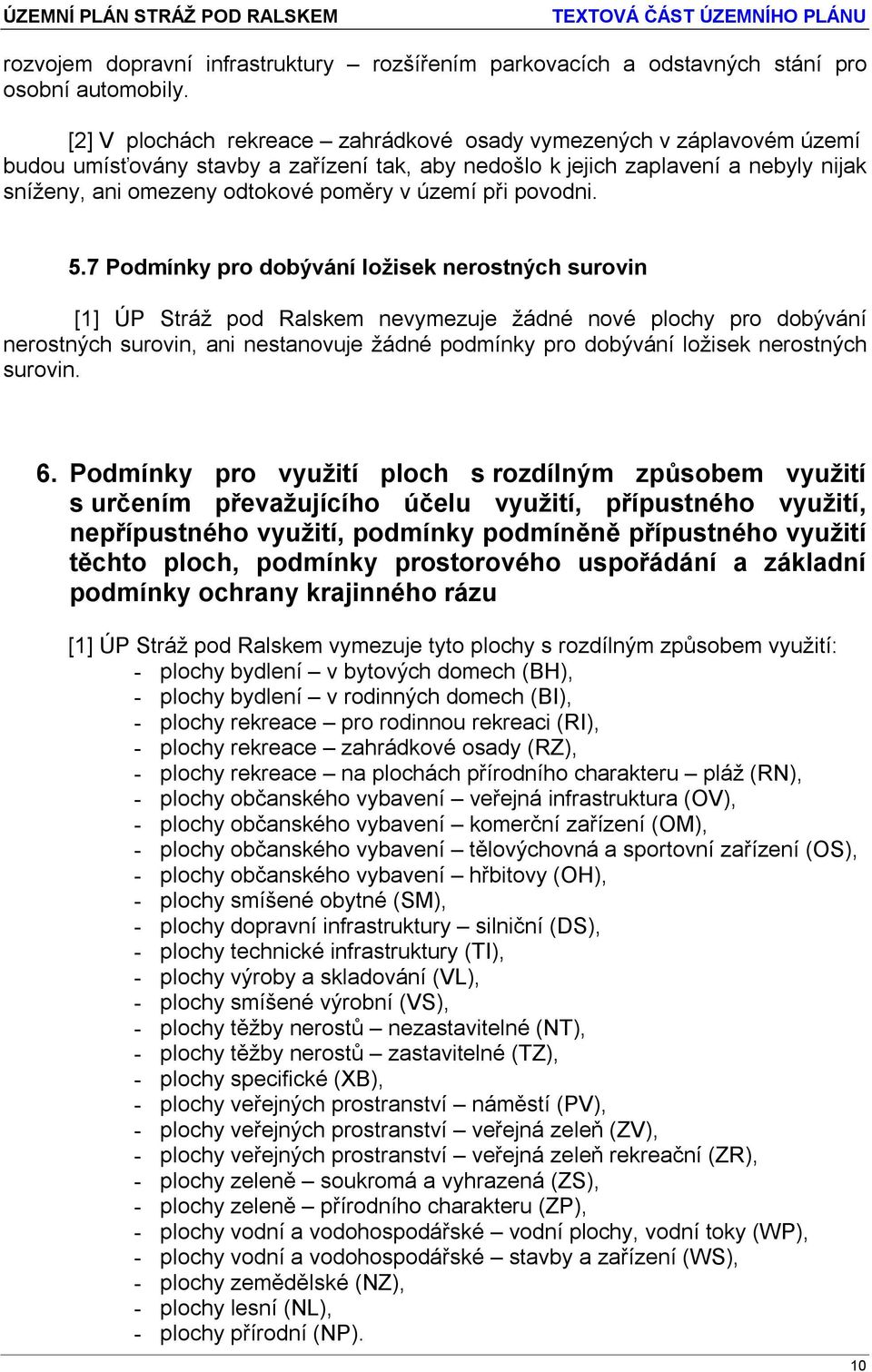 území při povodni. 5.