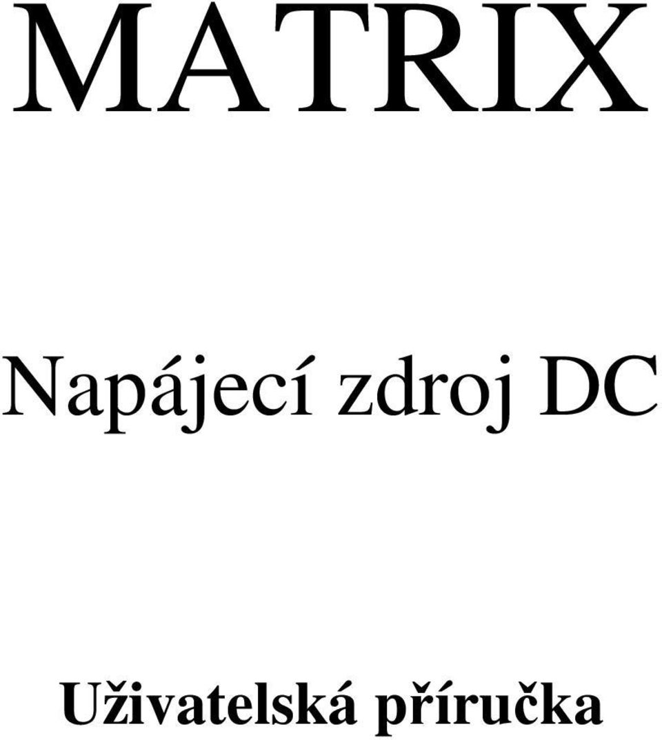 zdroj DC