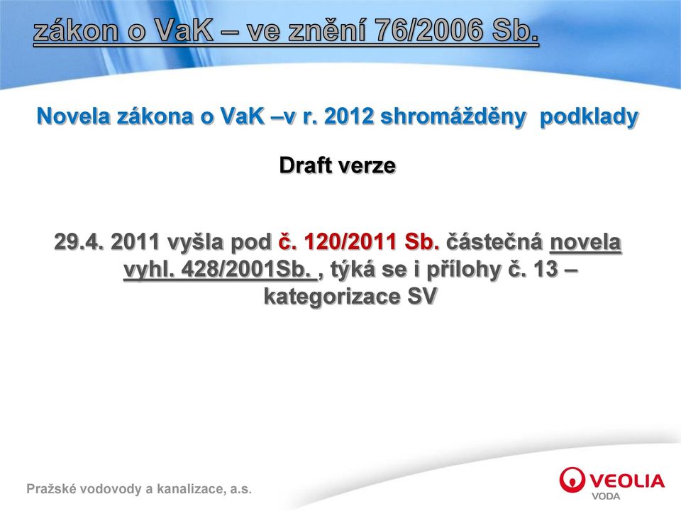 2011 vyšla pod č. 120/2011 Sb.