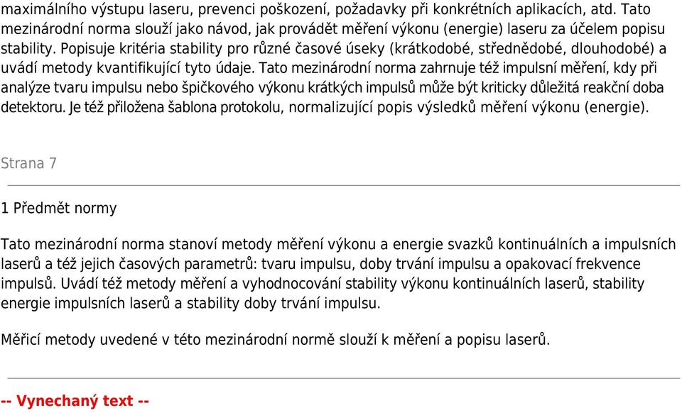 Popisuje kritéria stability pro různé časové úseky (krátkodobé, střednědobé, dlouhodobé) a uvádí metody kvantifikující tyto údaje.