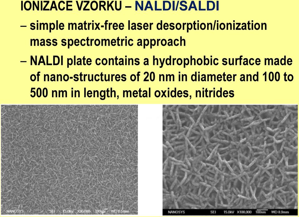 plate contains a hydrophobic surface made of nano-structures