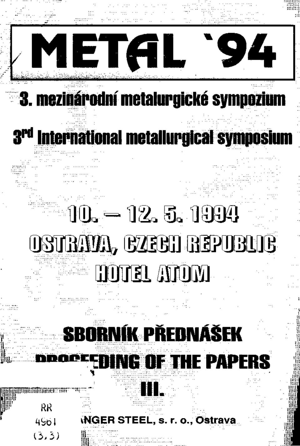 metallupgicál symposium ní Pílr!