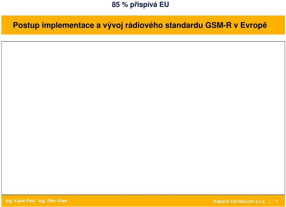 standardu GSM-R v