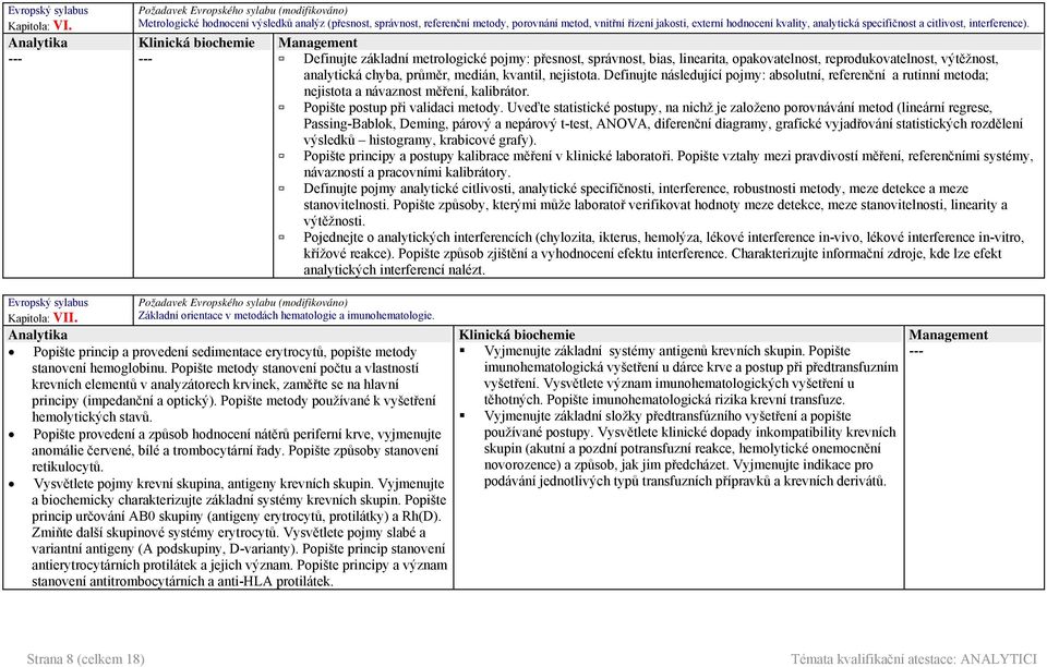 Definujte základní metrologické pojmy: přesnost, správnost, bias, linearita, opakovatelnost, reprodukovatelnost, výtěžnost, analytická chyba, průměr, medián, kvantil, nejistota.