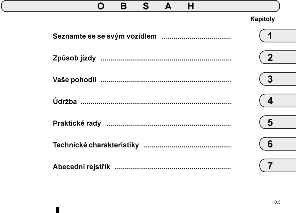 .. Praktické rady... Technické charakteristiky.