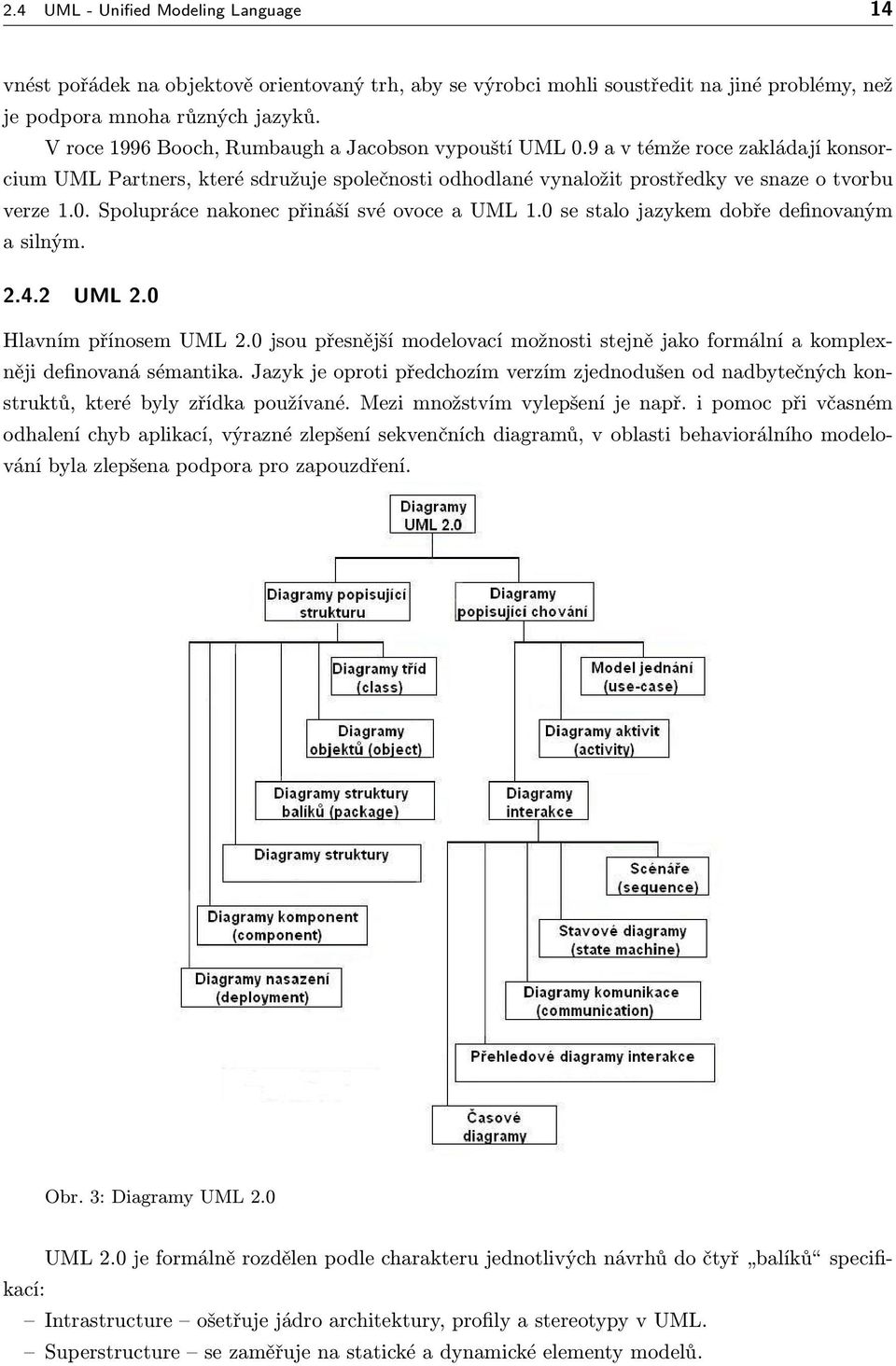 0 se stalo jazykem dobře definovaným a silným. 2.4.2 UML 2.0 Hlavním přínosem UML 2.0 jsou přesnější modelovací možnosti stejně jako formální a komplexněji definovaná sémantika.