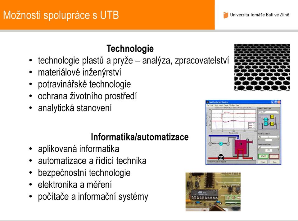 prostředí analytická stanovení Informatika/automatizace aplikovaná informatika