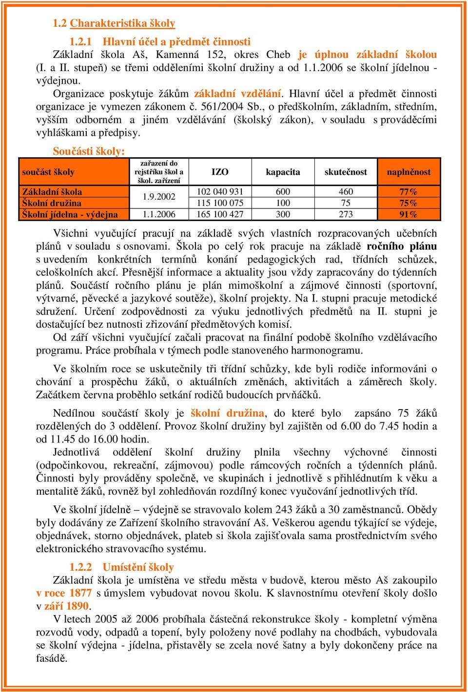 , o předškolním, základním, středním, vyšším odborném a jiném vzdělávání (školský zákon), v souladu s prováděcími vyhláškami a předpisy.