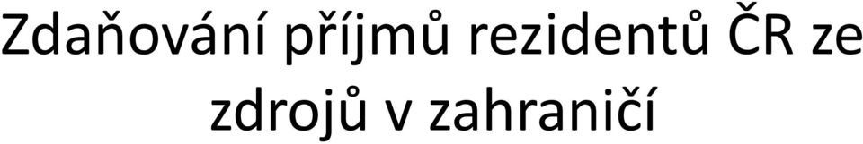 rezidentů ČR