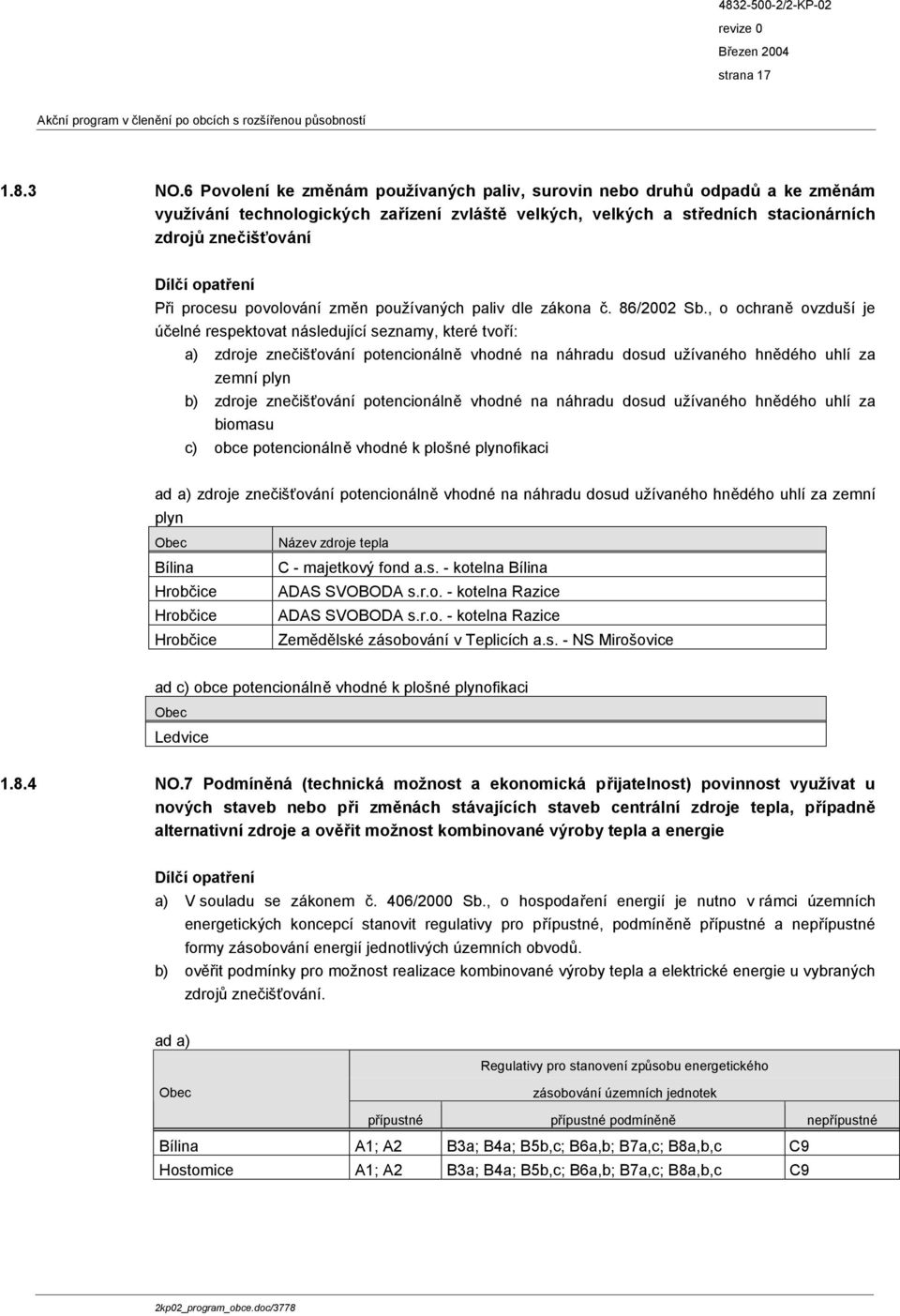 Při procesu povolování změn používaných paliv dle zákona č. 86/2002 Sb.