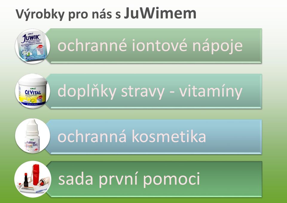 doplňky stravy - vitamíny