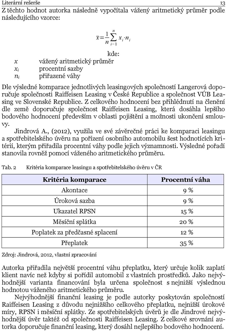 Z celkového hodnocení bez přihlédnutí na členění dle země doporučuje společnost Raiffeisen Leasing, která dosáhla lepšího bodového hodnocení především v oblasti pojištění a možnosti ukončení smlouvy.