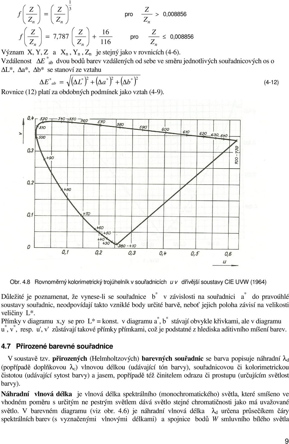 obdobných podmínek jako vztah (4-9). Obr. 4.