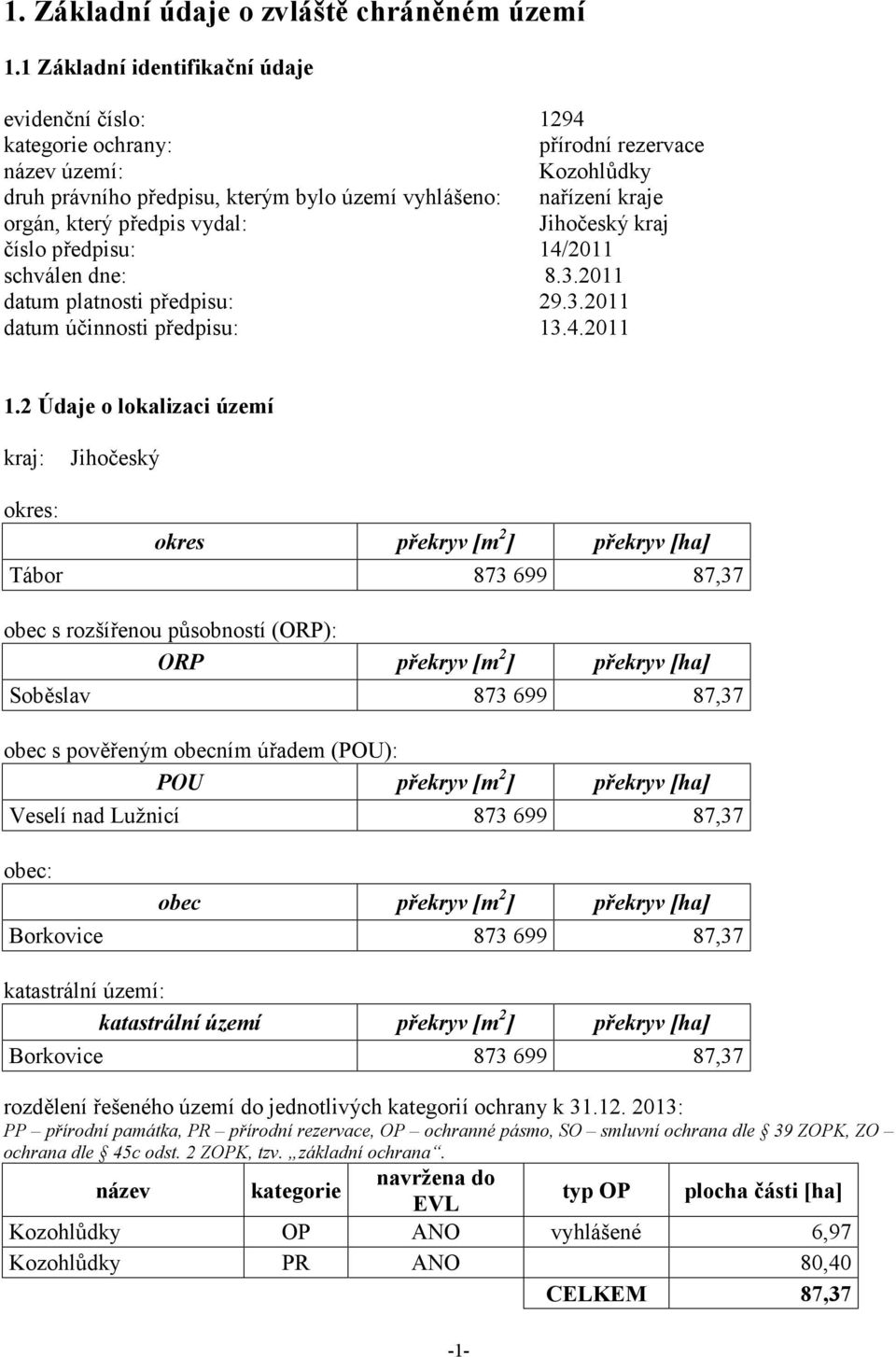 předpis vydal: Jihočeský kraj číslo předpisu: 14/2011 schválen dne: 8.3.2011 datum platnosti předpisu: 29.3.2011 datum účinnosti předpisu: 13.4.2011 1.