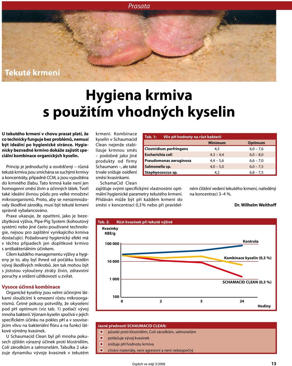 Princip je jednoduchý a osvědčený různá tekutá krmiva jsou smíchána se suchými krmivy a koncentráty, případně CCM, a jsou vypuštěna do krmného žlabu.