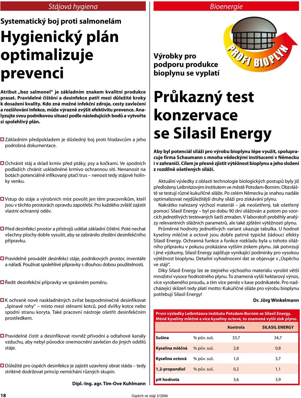 Analyzujte svou podnikovou situaci podle následujících bodů a vytvořte si spolehlivý plán. Základním předpokladem je důsledný boj proti hlodavcům a jeho podrobná dokumentace.