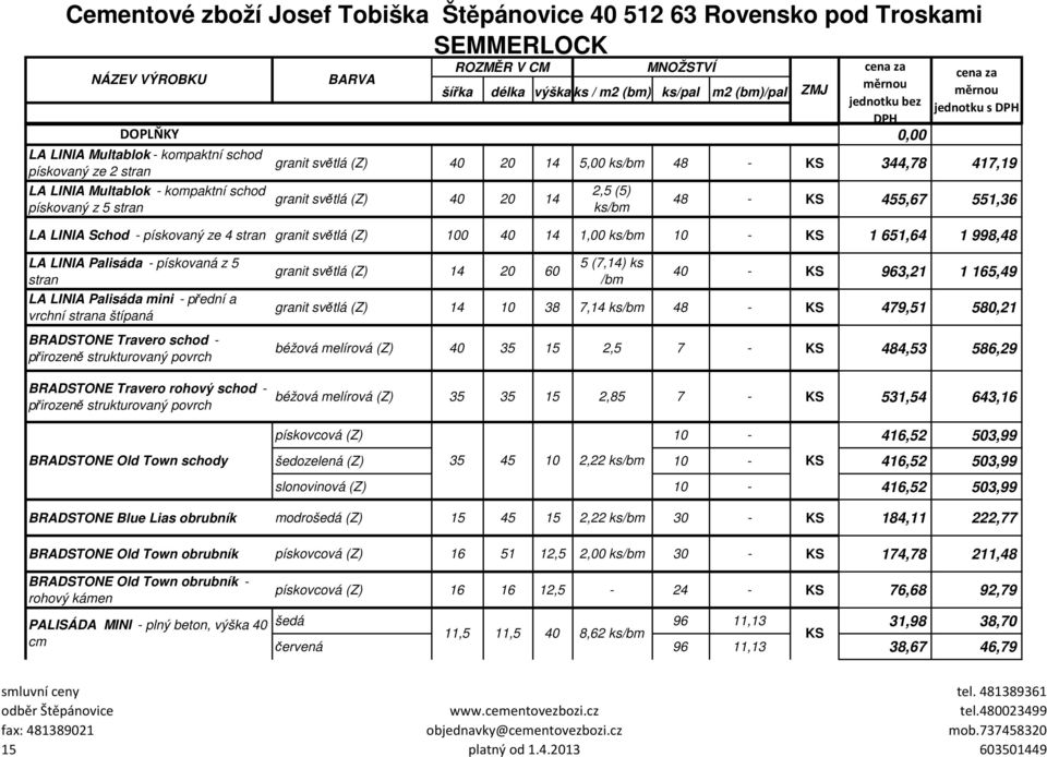 mini - přední a vrchní strana štípaná BRADSTONE Travero schod - přirozeně strukturovaný povrch BRADSTONE Travero rohový schod - přirozeně strukturovaný povrch granit světlá (Z) 14 20 60 5 (7,14) ks