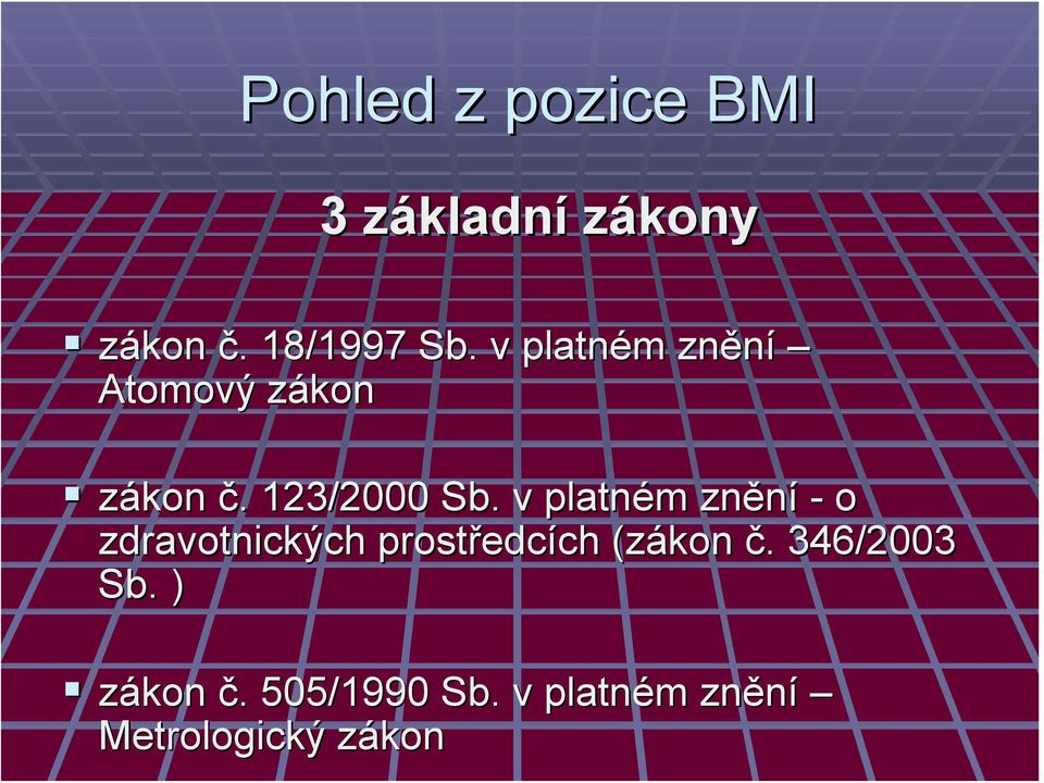 v platném m znění - o zdravotnických prostředc edcích ch (zákon č.