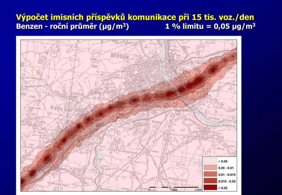 /den Benzen - roční průměr