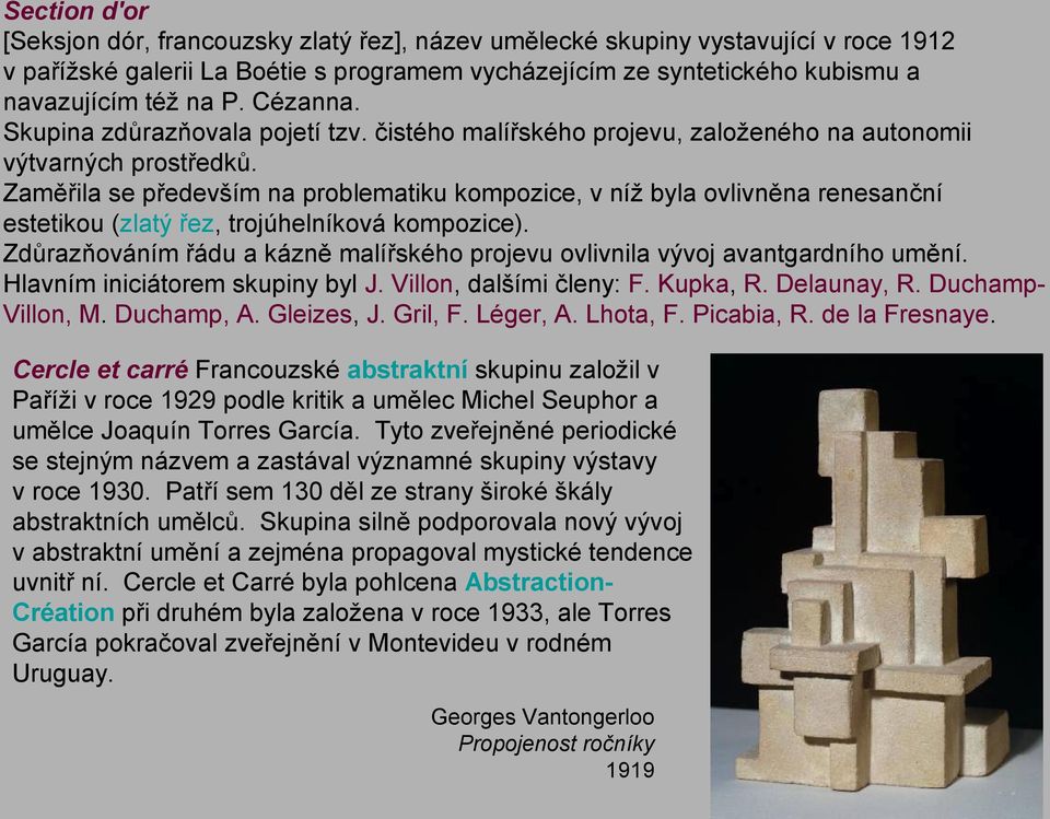 Zaměřila se především na problematiku kompozice, v níž byla ovlivněna renesanční estetikou (zlatý řez, trojúhelníková kompozice).