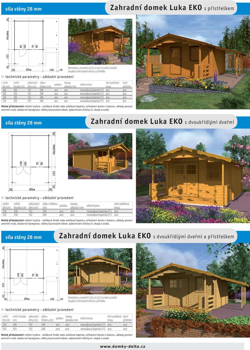 ano ano 350 350 192 248 ano ano nenasákavá lepenka V13 ano ano zemních vrutů, bezbarvá impregnace, nátěry lazurovacím lakem, oplechování střechy vč. okapů a svodů.