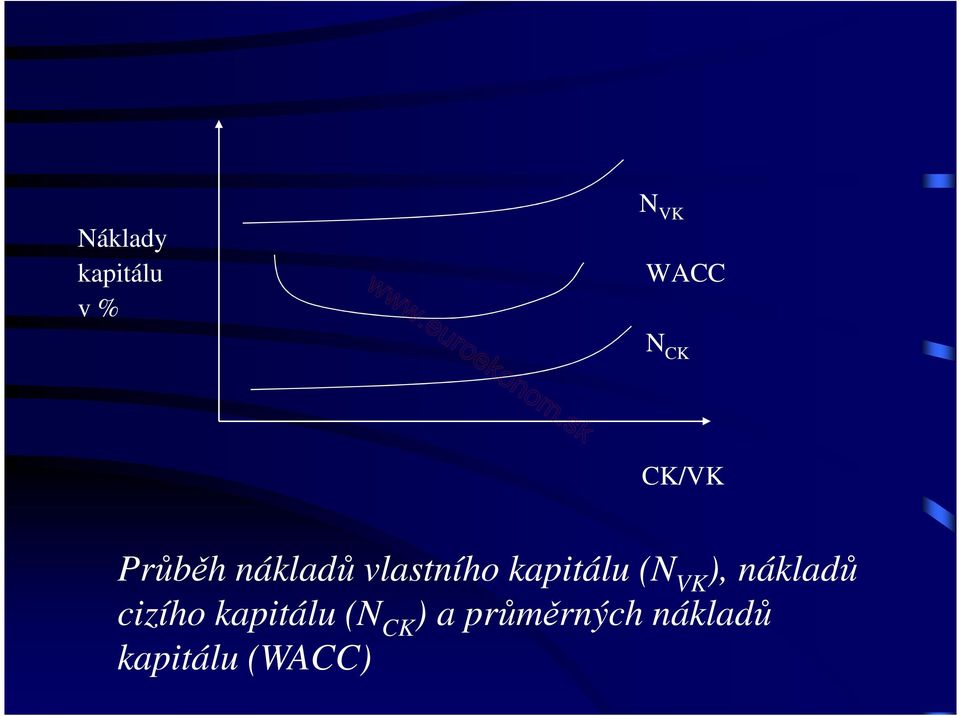 kapitálu (N VK ), nákladů cizího