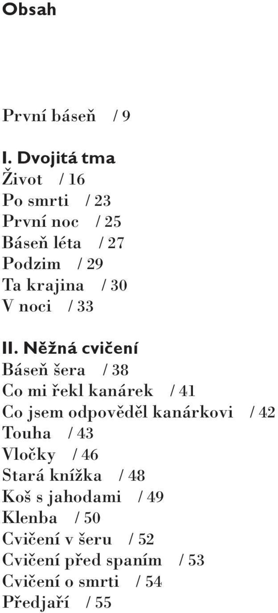 30 V noci / 33 II.