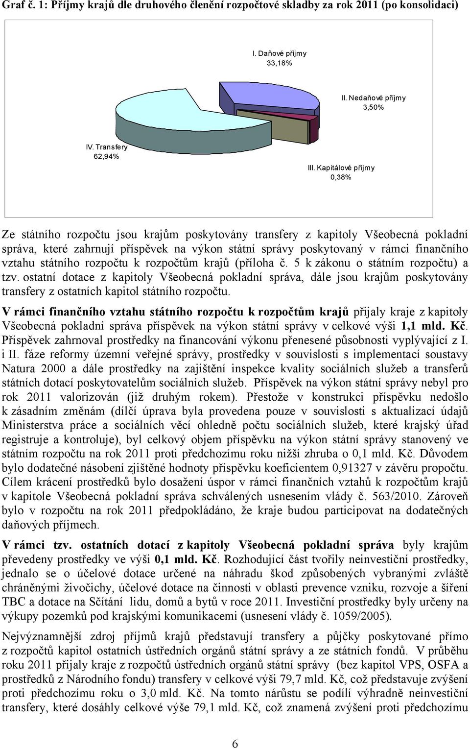 vztahu státního rozpočtu k rozpočtům krajů (příloha č. 5 k zákonu o státním rozpočtu) a tzv.