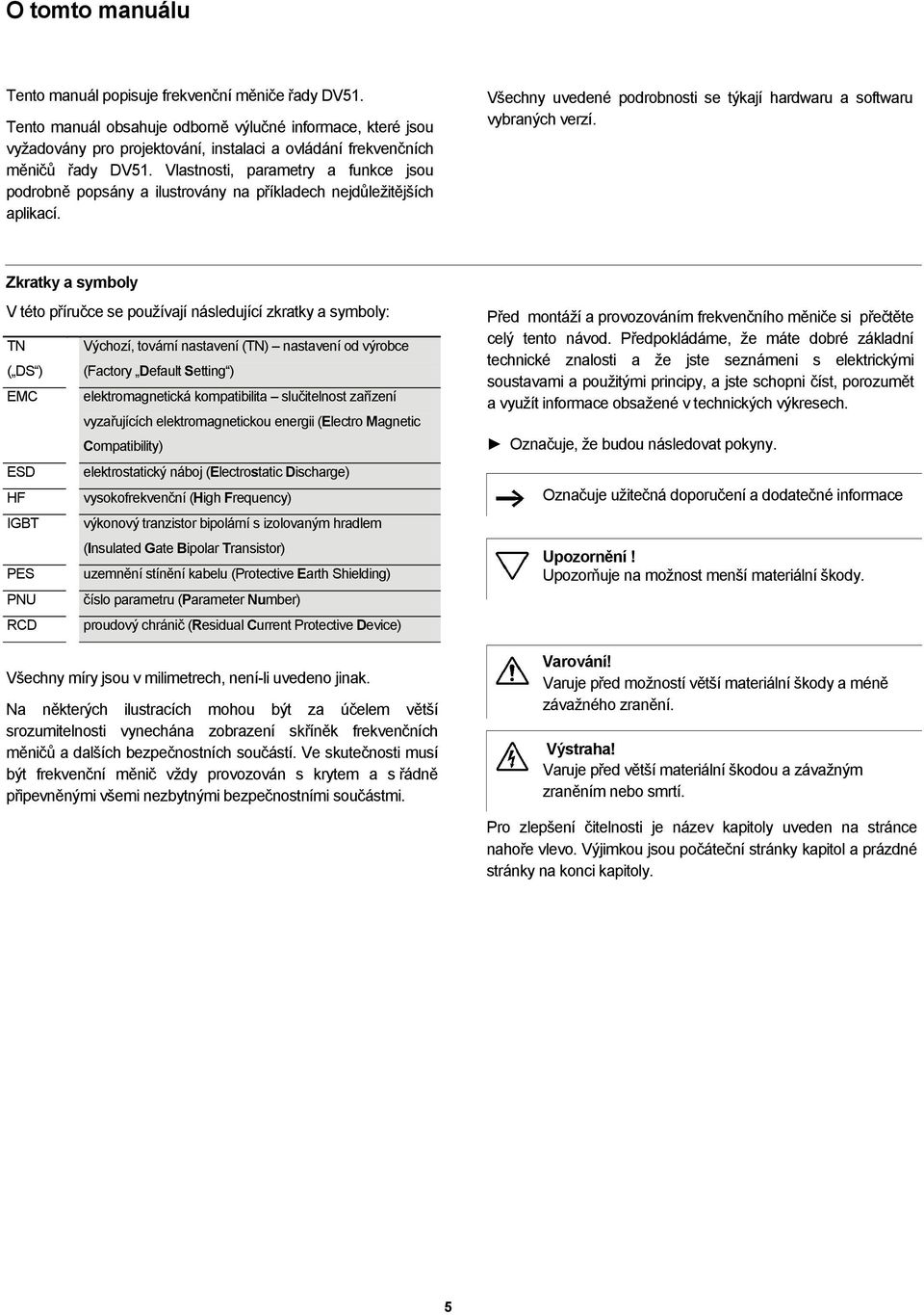 Vlastnosti, parametry a funkce jsou podrobně popsány a ilustrovány na příkladech nejdůležitějších aplikací. Všechny uvedené podrobnosti se týkají hardwaru a softwaru vybraných verzí.