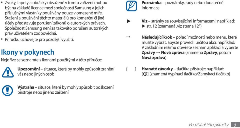 Příručku uchovejte pro pozdější využití.